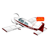 Airplane Design (Maroon/Black) - AIR7ILK97AA1-MB1