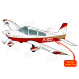 Flyboy Toys Airplane Design (Red) - AIR7ILK97AA1-R5