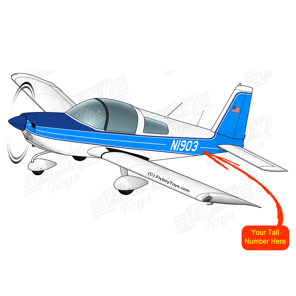 Airplane Design (Navy/Blue) - AIR7ILKI2AA1-B1