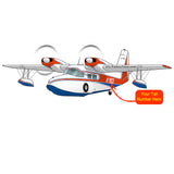 Airplane Design (Red/Blue) - AIR7ILN94G44A-RB1