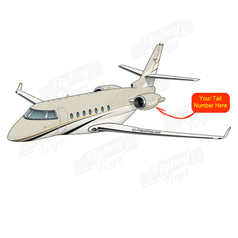 Flyboy Toys Airplane Design (Cream/Gold/Black) - AIR7L6G200-CGB1