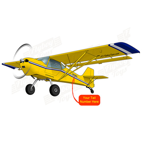 Airplane Design (Yellow/Blue) - AIRB9KV-YB1