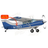 Airplane Design (Silver/Blue) - AIRD1LMX7-SB1