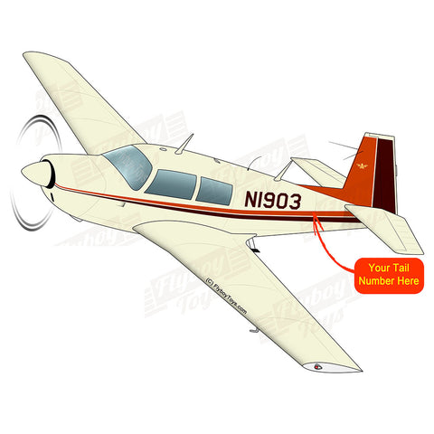 Airplane Design (Cream/Orange/Brown) - AIRDFFM20C-COB1