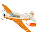 Airplane Design (Orange) - AIRDFFM20C-O1