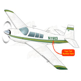 Airplane Design (Green) - AIRDFFM20F-G1