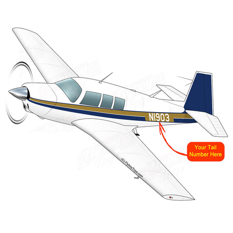 Airplane Design (Navy/Gold) - AIRDFFM20G-NG1