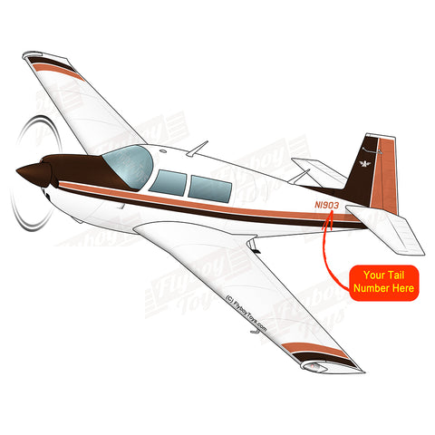Airplane Design (Brown/Orange) - AIRDFFM20J-BO1