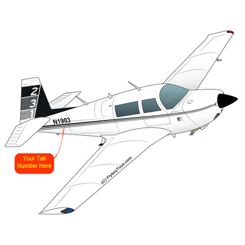 Airplane Design (Black/Grey) - AIRDFFM20K-BG8