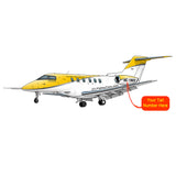 Airplane Design (Yellow/Silver) - AIRG9CPC24-YS1