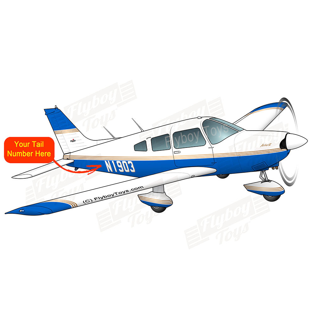 Airplane Design (Blue/Gold) - AIRG9G1I3II-BG5
