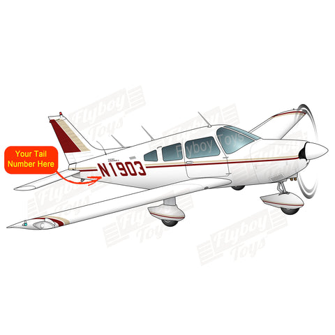 Flyboy Toys Airplane Design (Maroon/Cream) - AIRG9G1I3II-MC1