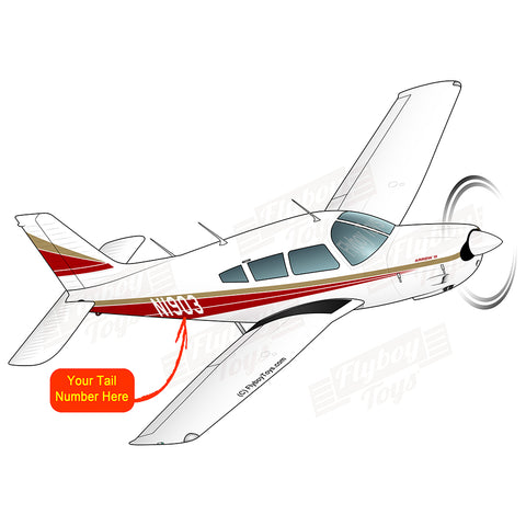 Flyboy Toys Airplane Design (Re/Gold) - AIRG9G1I3III-RG1