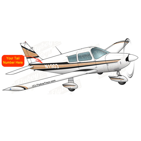 Flyboy Toys Airplane Design (Gold/Black) - AIRG9G385180-GB1