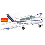 Airplane Design (Blue/Grey) - AIRG9G385235-BG1