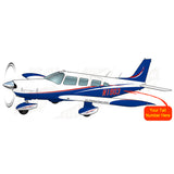 Flyboy Toys Airplane Design (Blue/Red) - AIRG9G3856-BR1