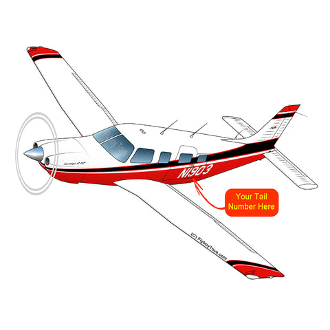 Airplane Design (Red/Black) - AIRG9GJ1I-RB2