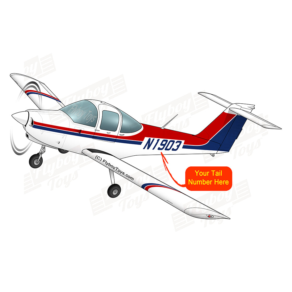 Flyboy Toys Airplane Design (Red/Blue) - AIRG9GKFD-RB1