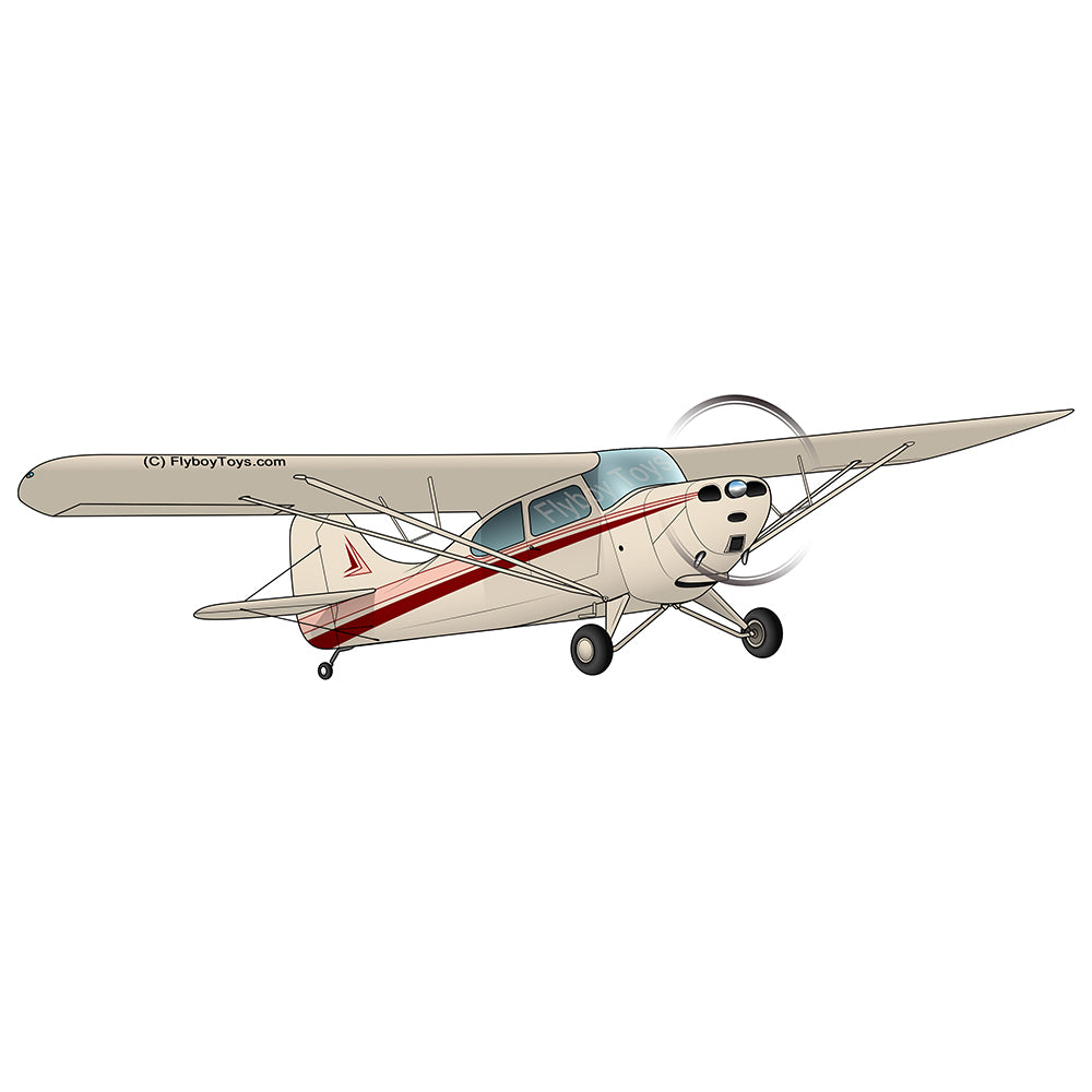Flyboy Toys Airplane Design (Cream/Red) - AIRJ5I381-CR3