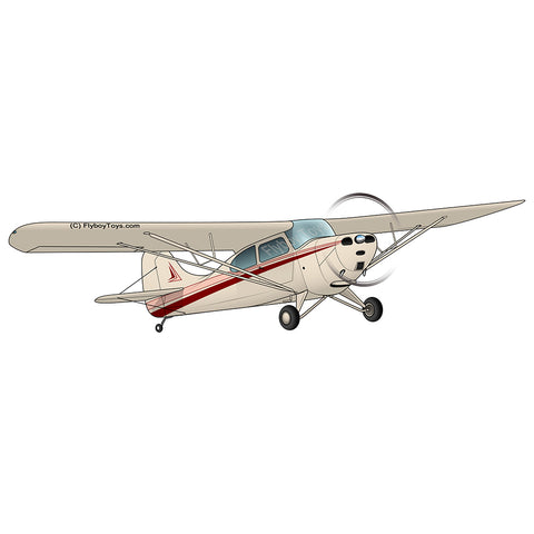 Flyboy Toys Airplane Design (Cream/Red) - AIRJ5I381-CR3