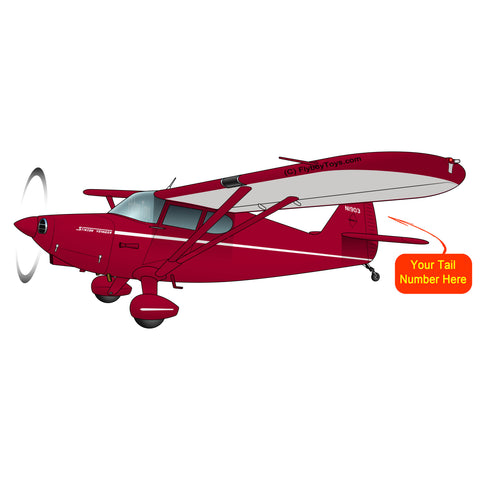 Flyboy Toys Airplane Design (Red #3) - AIRJK9MFP-R3