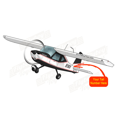 Flyboy Toys Airplane Design (Black/Red) - AIRM1EI1ER7-BR1