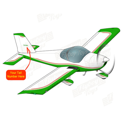 Airplane Design (Green/Red/Gold) - AIRM1EIM12-GRG1