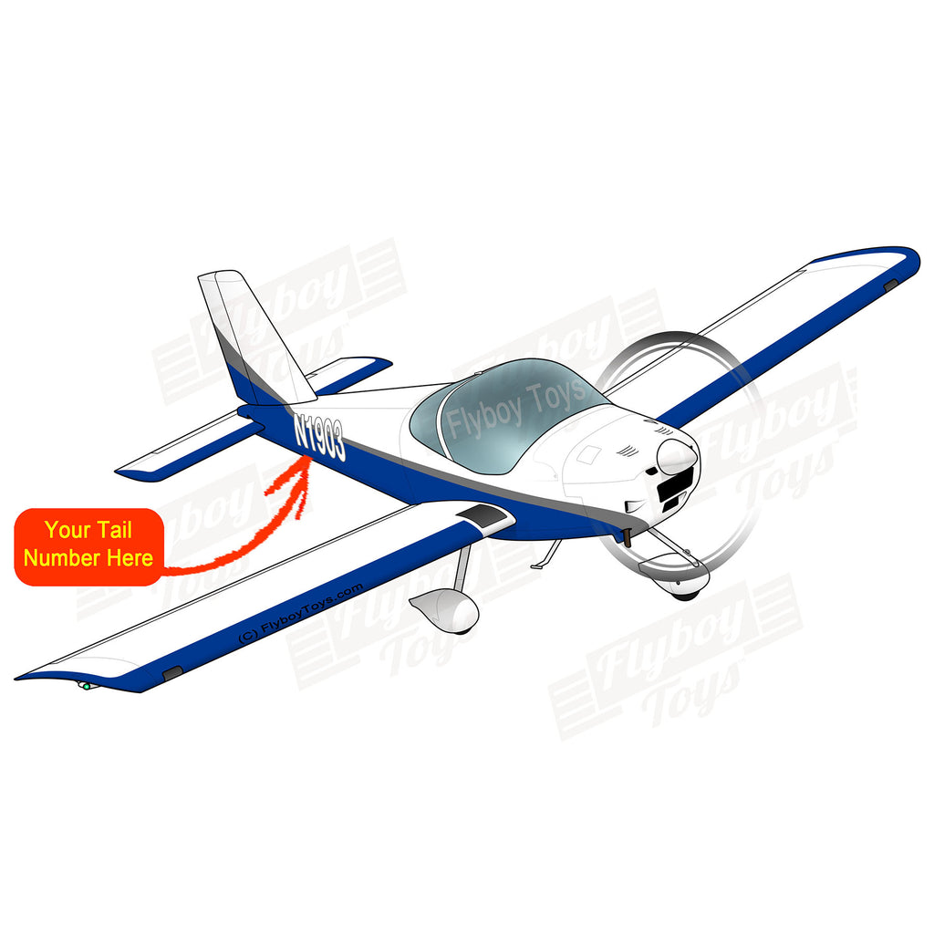 Airplane Design (Blue/Grey) - AIRM1EIM12iS-BG1