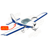 Airplane Design (Blue/Grey) - AIRM1EIM12iS-BG1