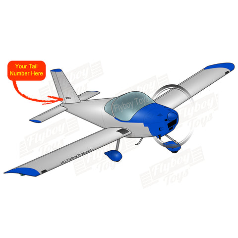 Airplane Design (Blue/Silver) - AIRM1EIM12iS-BS1