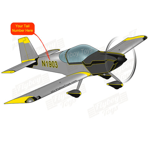 Airplane Design (Silver/Yellow/Black) - AIRM1EIM14A-SYB1