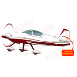 Flyboy Toys Airplane Design (Maroon/Gold) - AIRM1EIM6A-MG1