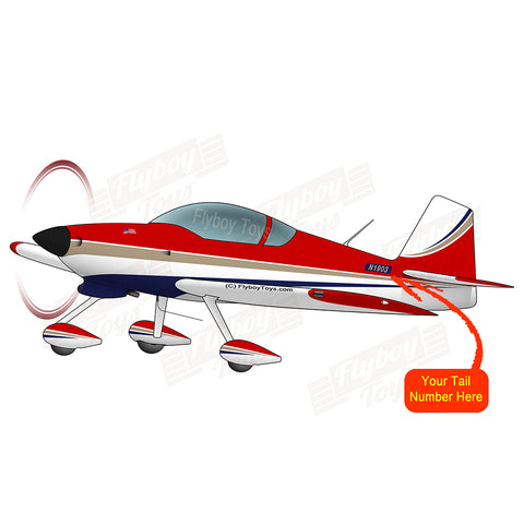 Flyboy Toys Airplane Design (Red/Gold/Blue) - AIRM1EIM6A-RGB1