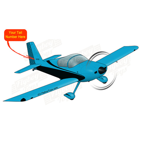 Flyboy Toys Airplane Design (AIRM1EIM7-BB2) - Blue/Black