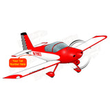 Van's Aircraft RV7A Airplane T-shirt - Personalized with Your N#