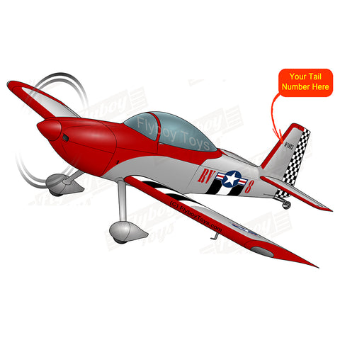 Airplane Design (Red/Silver) - AIRM1EIM8-RS1
