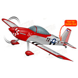 Airplane Design (Red/Silver) - AIRM1EIM8-RS2