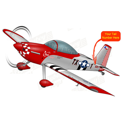 Airplane Design (Red/Silver) - AIRM1EIM8-RS2