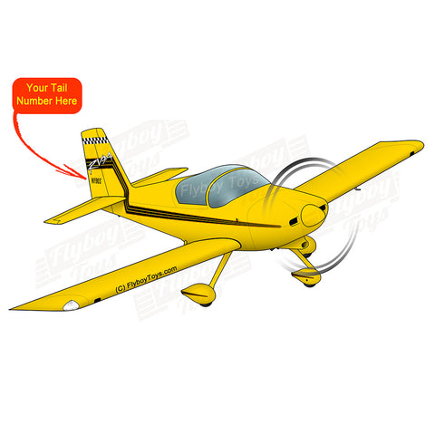 Flyboy Toys Airplane Design (Yellow/Black) - AIRM1EIM9A-YB1