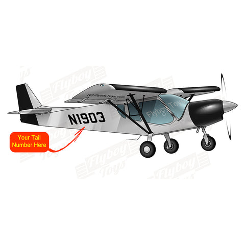 Airplane Design (Grey/Black) - AIRQ59CH750-GB1