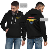 Custom Aeronca 7AC Champ Bella + Canvas Pullover Hoodie (Front & Back Print)