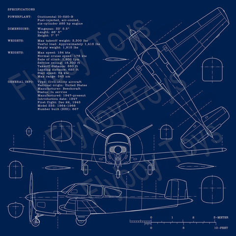 Airplane Blueprint Design - AIR2552FES35-BB1