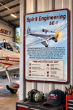 Flyboy Toys Spirit Engineering SE-1 Airplane Custom Metal Sign