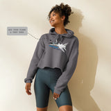 Cusom Airplane Crop Hoodie