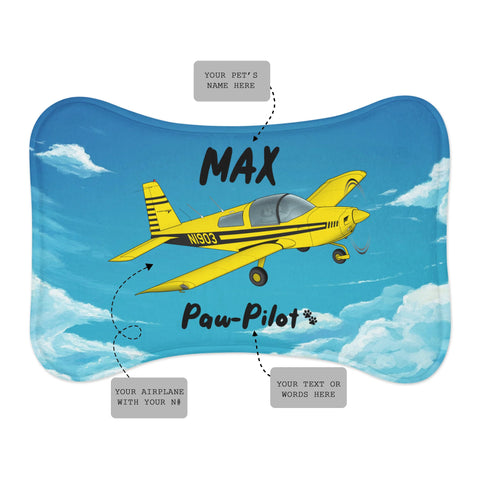 Custom Aviation Pet Mat