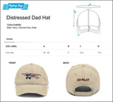 Custom Embroidered Distressed Cap
