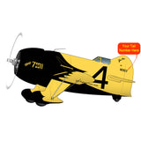 Custom Gee Bee (AIR7I1755R2-Y1) Airplane Mug - Add Your N#