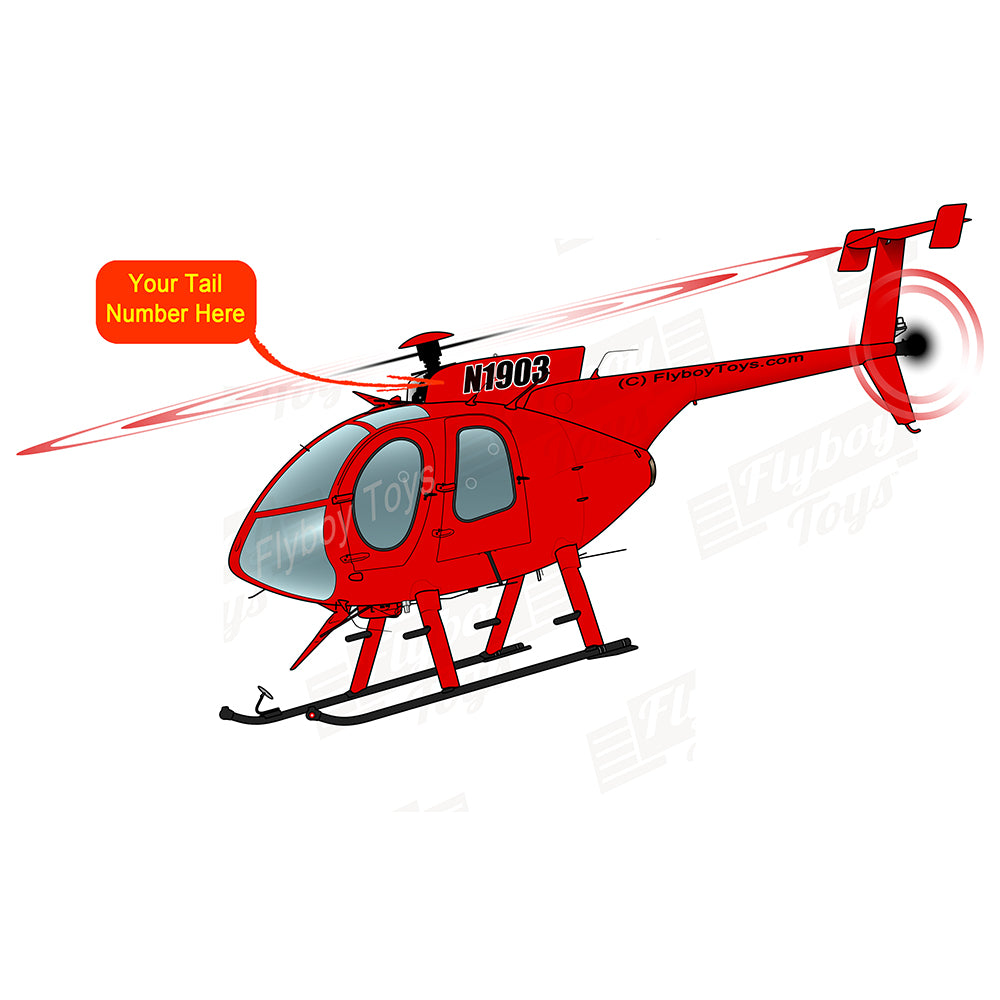 Airplane Design (Red) - HELID48500E-R1