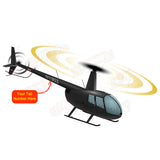 Flyboy Toys Airplane Design (HELIIF2R44-DG1) - Dark Grey