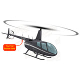 Flyboy Toys Airplane Design (Grey) - HELIIF2R66-G1